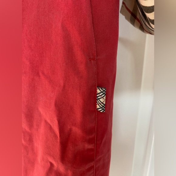 Burberry Mid-length Heritage Car Coat: Red - Picture 12 of 14